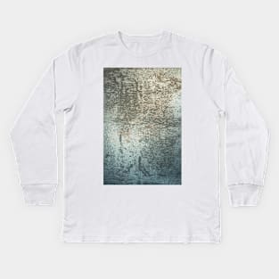 Grunge metal texture Kids Long Sleeve T-Shirt